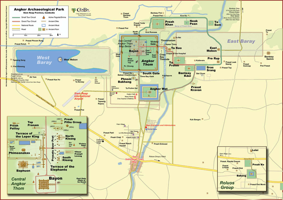 Mappa del Mondo Completa - Angkor
