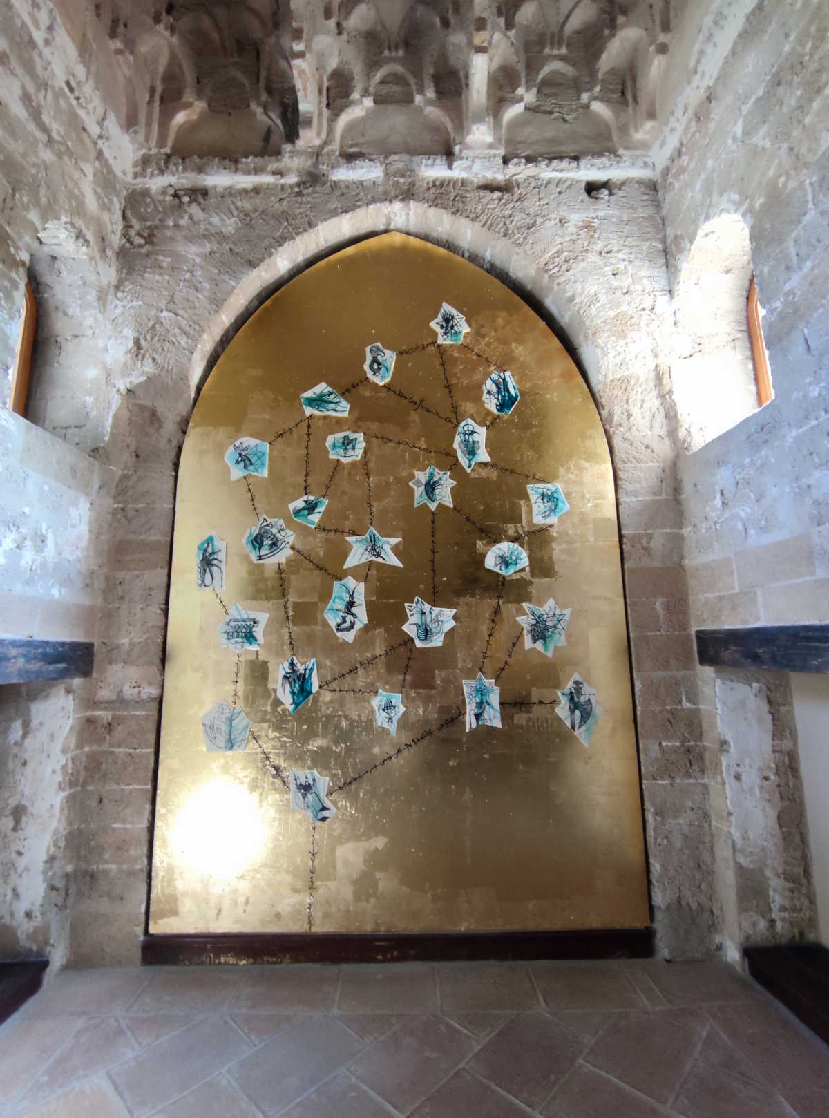 Itinerario di visita a Palermo: Una Sala del Museo di Arte Islamica, nel Castello/Palazzo della Zisa