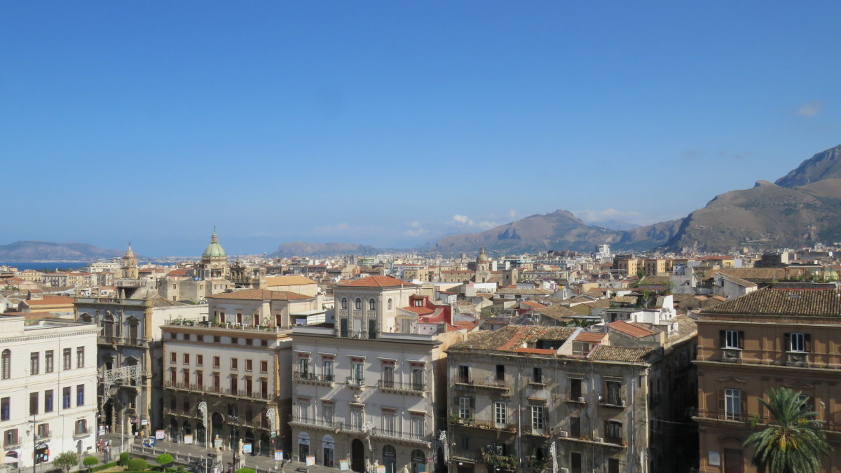 Panorama dai tetti della Cattedrale di Palermo