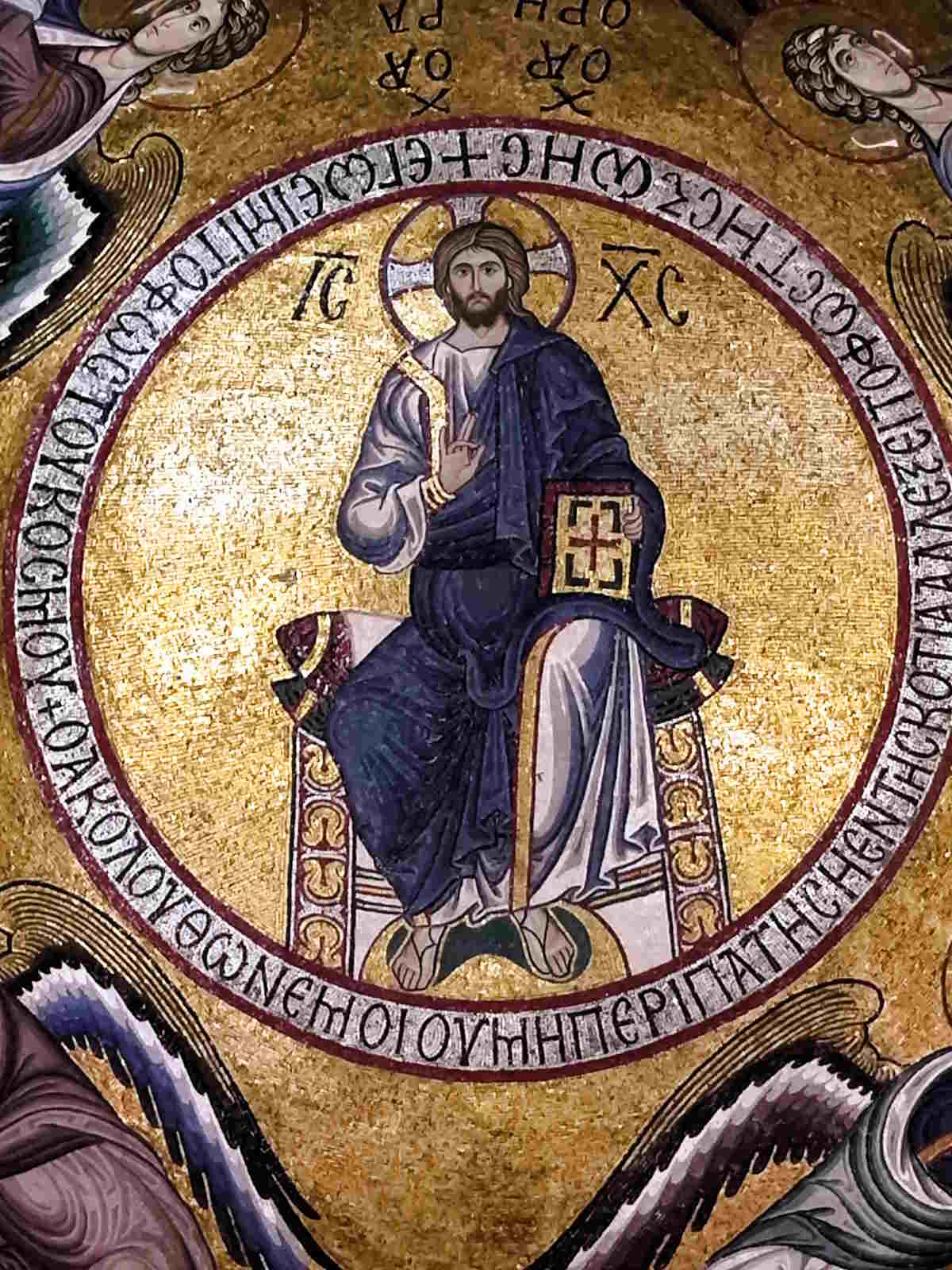 Mosaico del Cristo Pantocratore nella Chiesa della Martorana, Gioiello dell'itinerario Arabo- Normanno