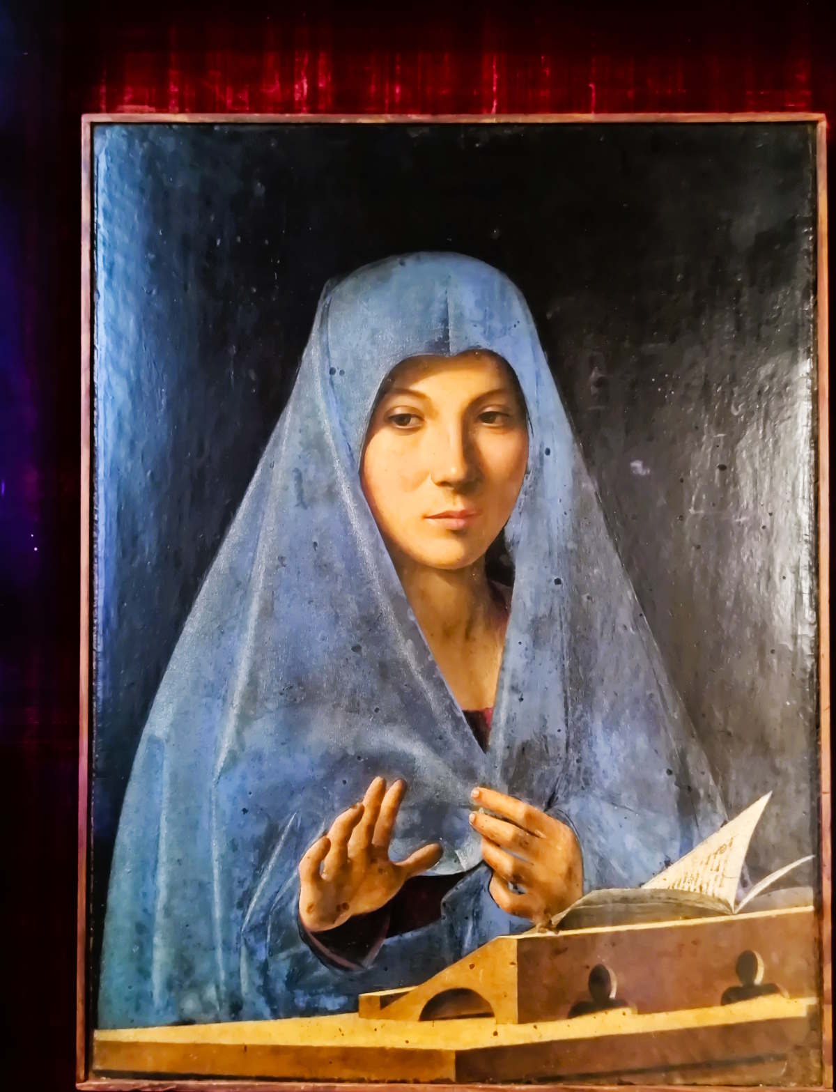 Il dipinto di Antonello da Messina l'Annunciata a Palazzo Abatellis 
