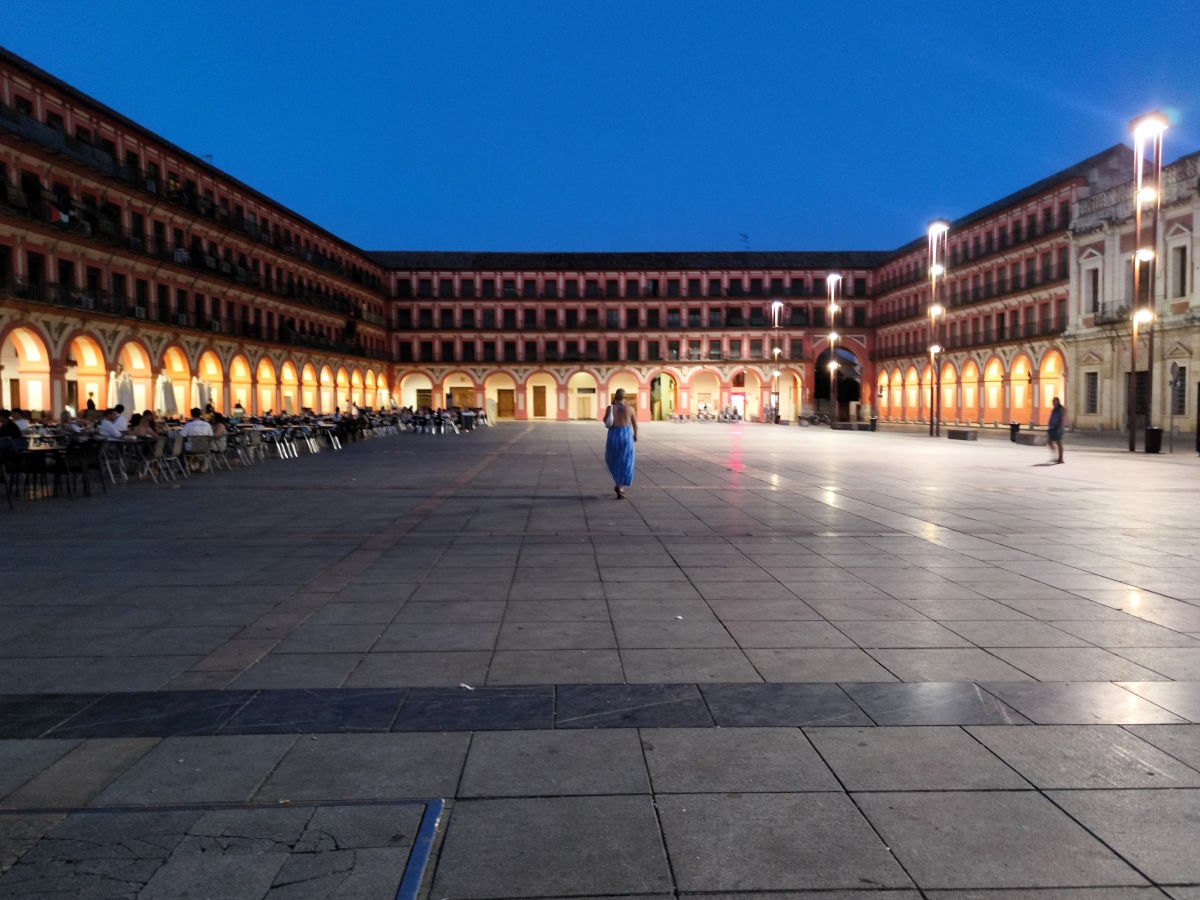 Plaza della Corredera di notte