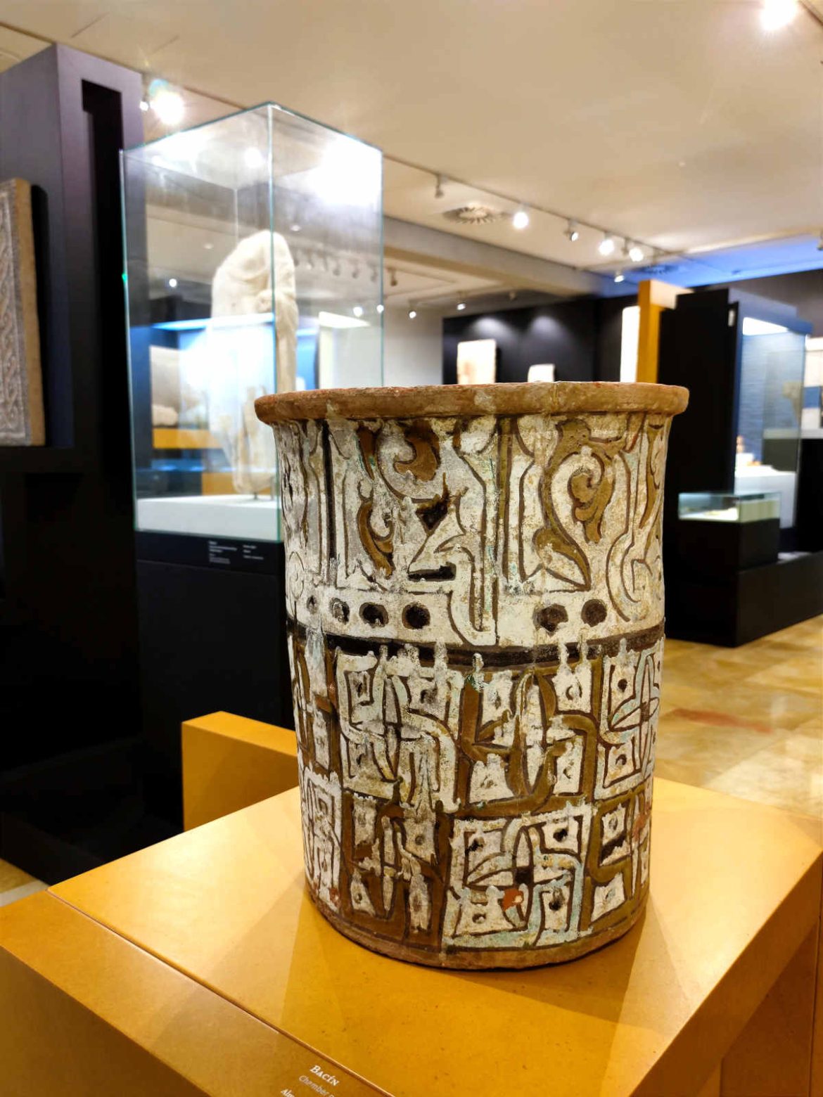 Antico vaso da notte al Museo Archeologico di Cordoba